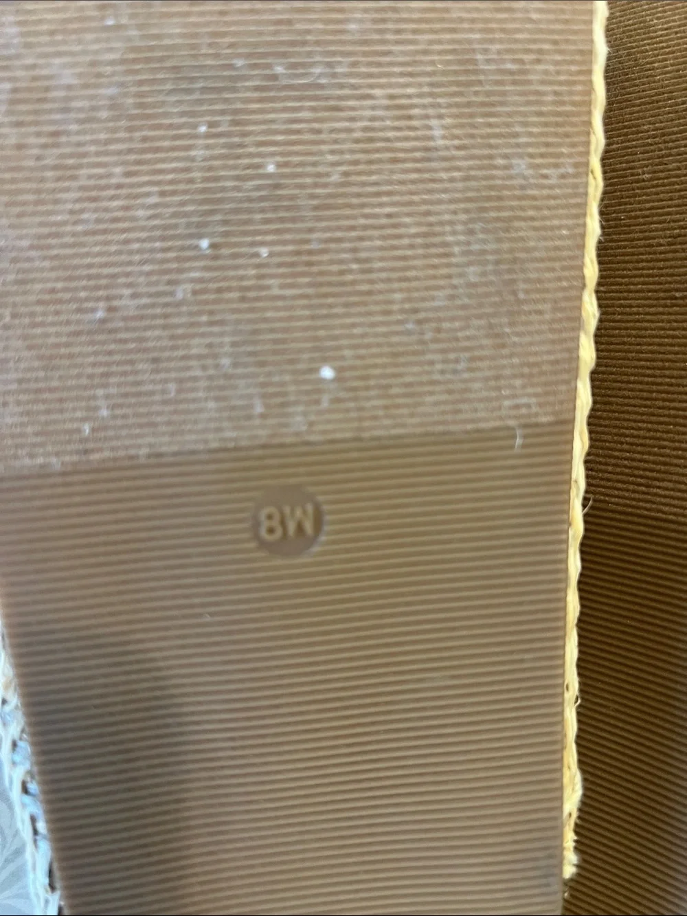 Cushionaire beige braided